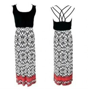 Three Pink Hearts Trixxi Maxi Dress, size small